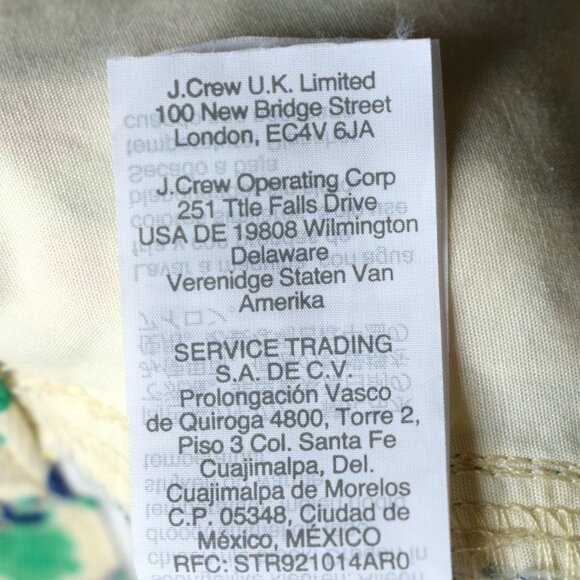 J.Crew Mercantile Floral Button Front Mini Skirt Size 4 - Picture 10 of 12